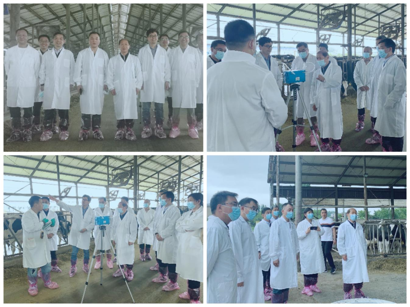 花花牛丨河南農業大學黨委副書記、校長介曉磊一行蒞臨花花牛河南瑞亞參觀調研